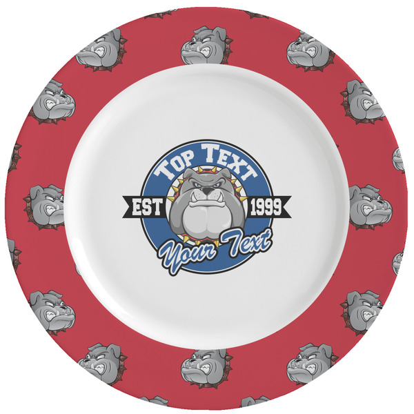 Custom School Mascot Ceramic Dinner Plates (Set of 4) (Personalized)