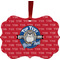 School Mascot Christmas Ornament (Front View)