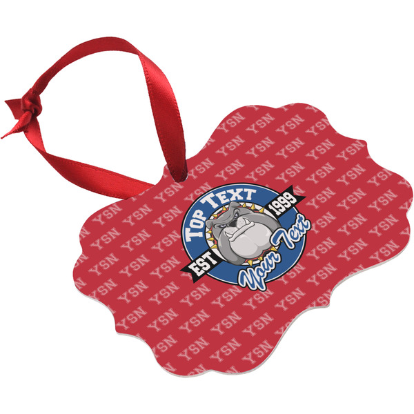 School Mascot Christmas Ornament