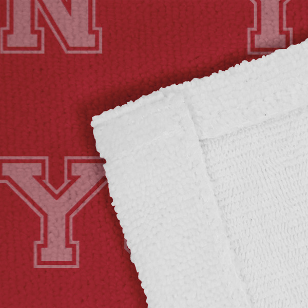 School Mascot Close up of Fabric