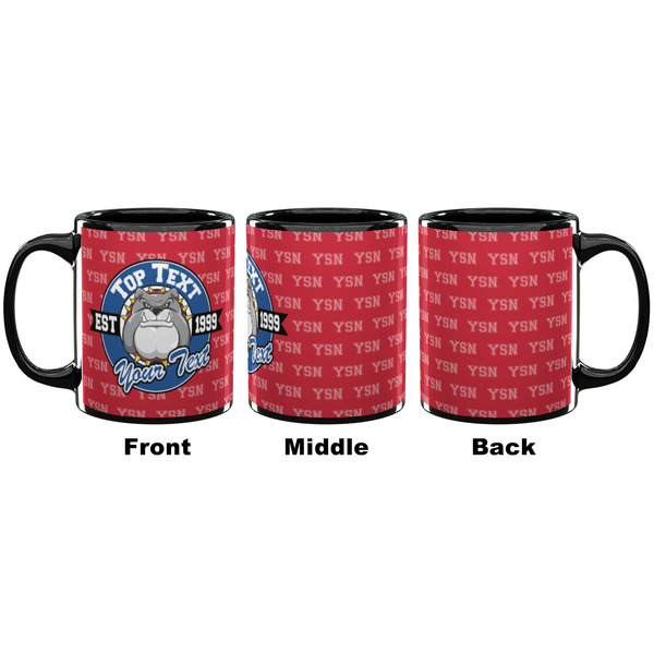 School Mascot Coffee Mug - 11 oz - Black APPROVAL