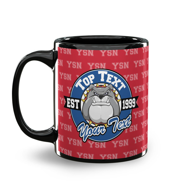 School Mascot Coffee Mug - 11 oz - Black