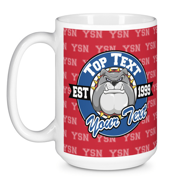 School Mascot Coffee Mug - 15 oz - White