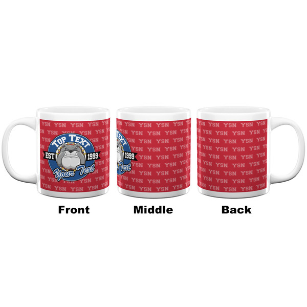 School Mascot Coffee Mug - 20 oz - White APPROVAL