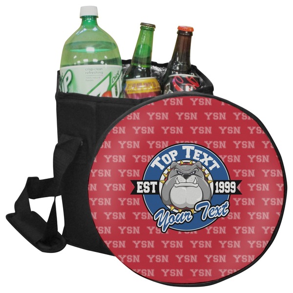 Custom School Mascot Collapsible Cooler & Seat (Personalized)