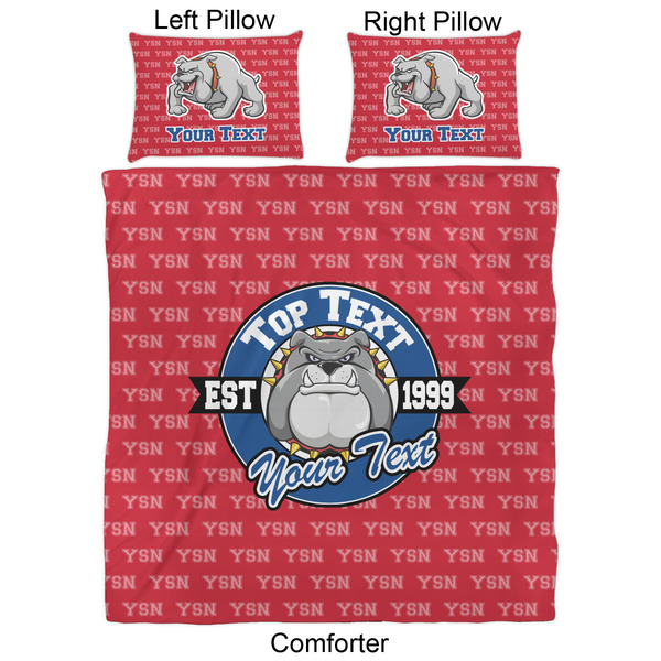 School Mascot Comforter Set - Queen - Approval