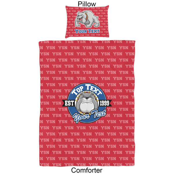 School Mascot Comforter Set - Twin - Approval