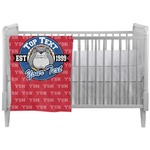 School Mascot Crib Comforter / Quilt (Personalized)