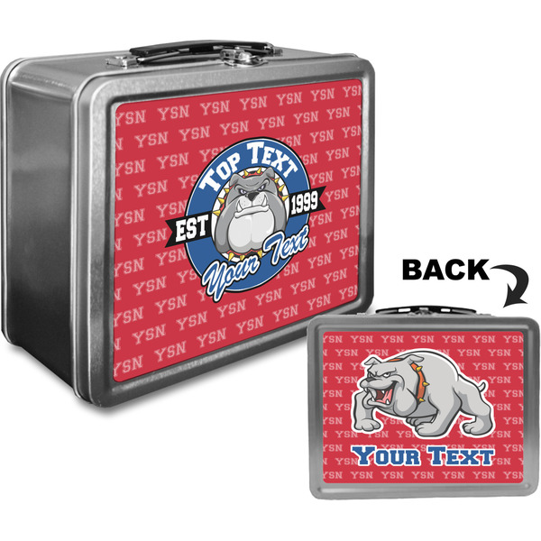 School Mascot Custom Lunch Box / Tin Approval