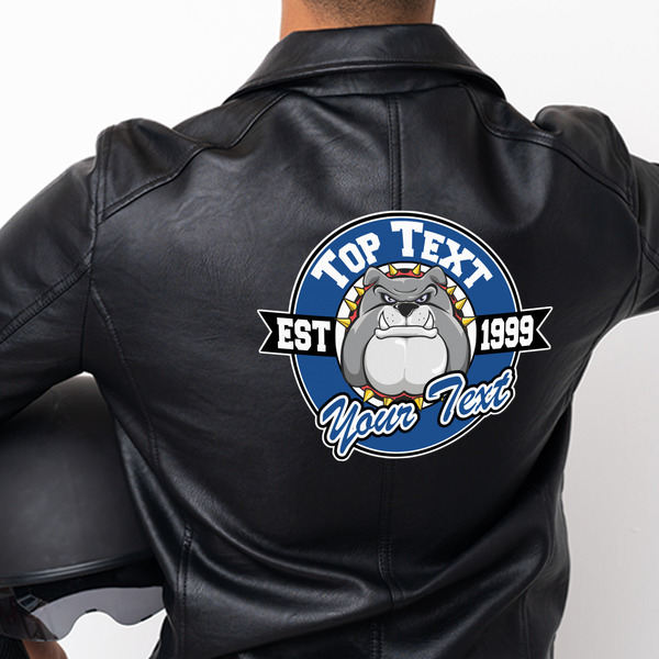 School Mascot Custom Shape Iron On Patches - XXXL - APPROVAL