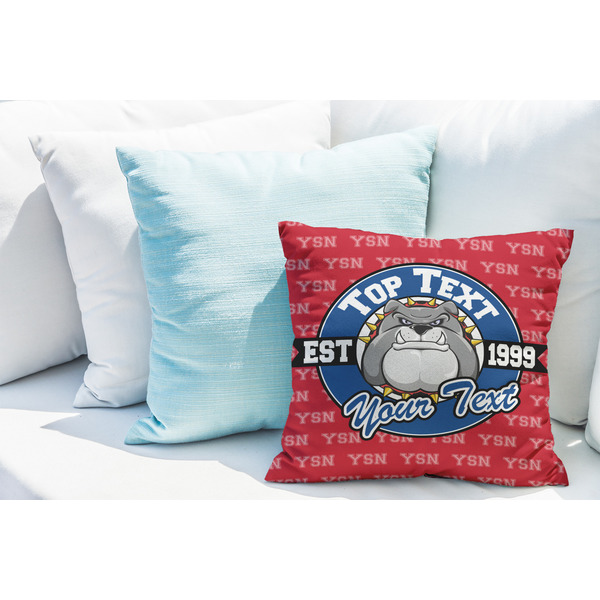 School Mascot Decorative Pillow Case - LIFESTYLE 2