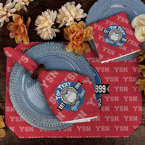 School Mascot Dining Set