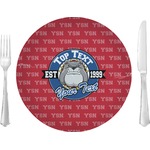 School Mascot Glass Lunch / Dinner Plate 10" (Personalized)