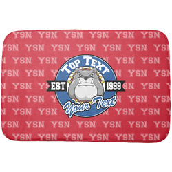 School Mascot Dish Drying Mat w/ Name or Text