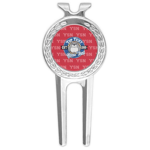Custom School Mascot Golf Divot Tool & Ball Marker (Personalized)