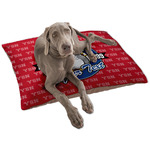 School Mascot Dog Bed - Large w/ Name or Text