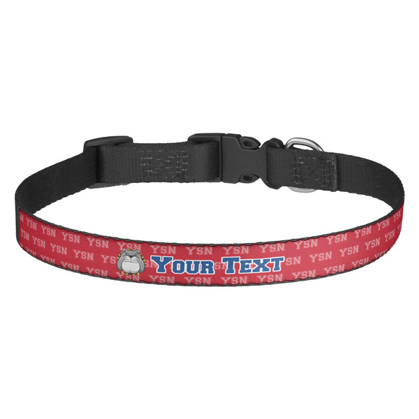 Custom School Mascot Dog Collar (Personalized)