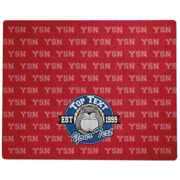 School Mascot Dog Food Mat - Large without Bowls