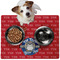 School Mascot Dog Food Mat - Medium LIFESTYLE