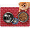 School Mascot Dog Food Mat - Small LIFESTYLE