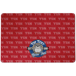 School Mascot Dog Food Mat w/ Name or Text