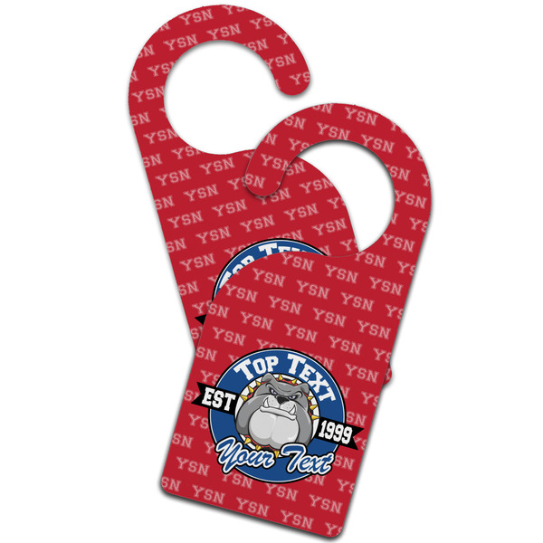School Mascot Door Hanger - MAIN