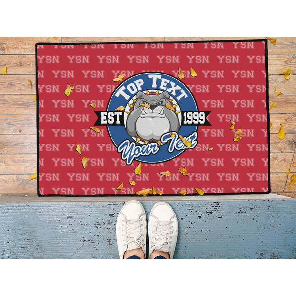 School Mascot Door Mat - LIFESTYLE (Med)