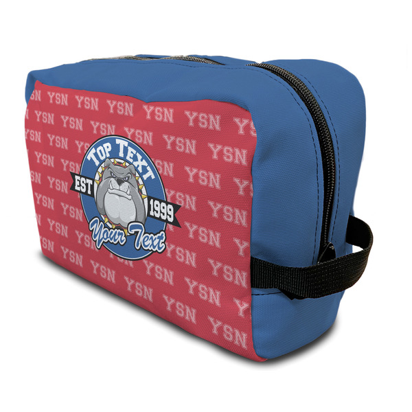 Custom School Mascot Toiletry Bag / Dopp Kit (Personalized)