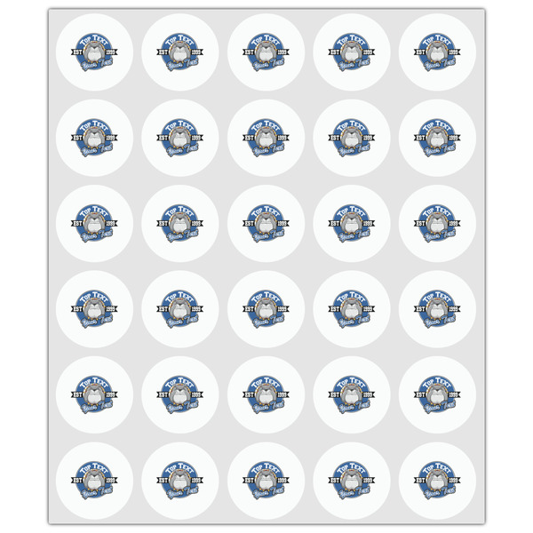 School Mascot Drink Topper - XSmall - Set of 30