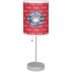 School Mascot 7" Drum Lamp with Shade Polyester (Personalized)