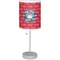 School Mascot Lamp with Drum Shade (Personalized)