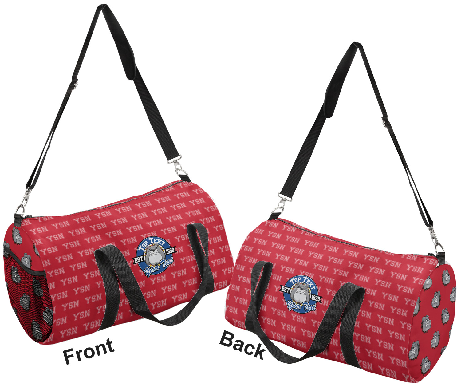 School Mascot Duffel Bag Large (Personalized) YouCustomizeIt