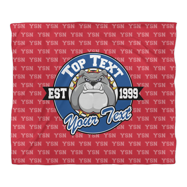 School Mascot Duvet Cover - King - Front