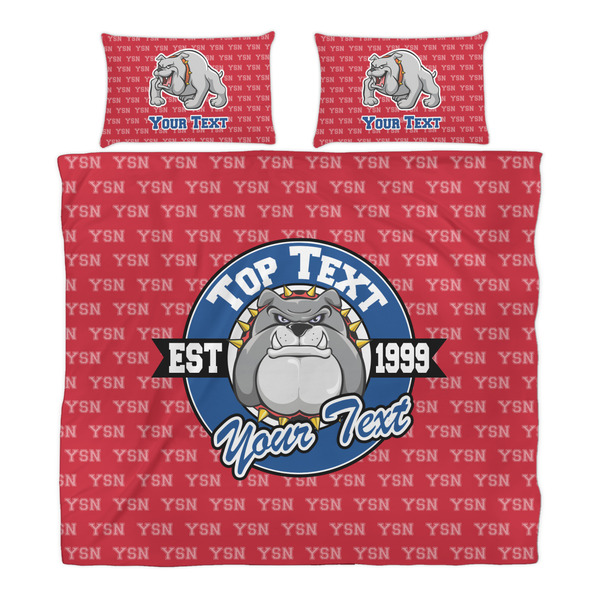 School Mascot Duvet Cover Set - King - Alt Approval