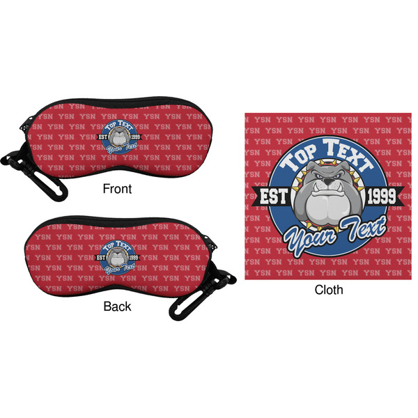 School Mascot Eyeglass Case & Cloth (Approval)