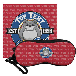School Mascot Eyeglass Case & Cloth (Personalized)