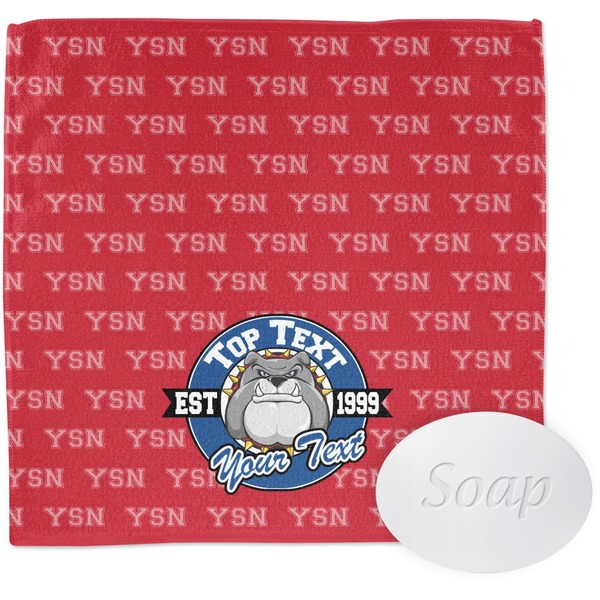 Custom School Mascot Washcloth (Personalized)