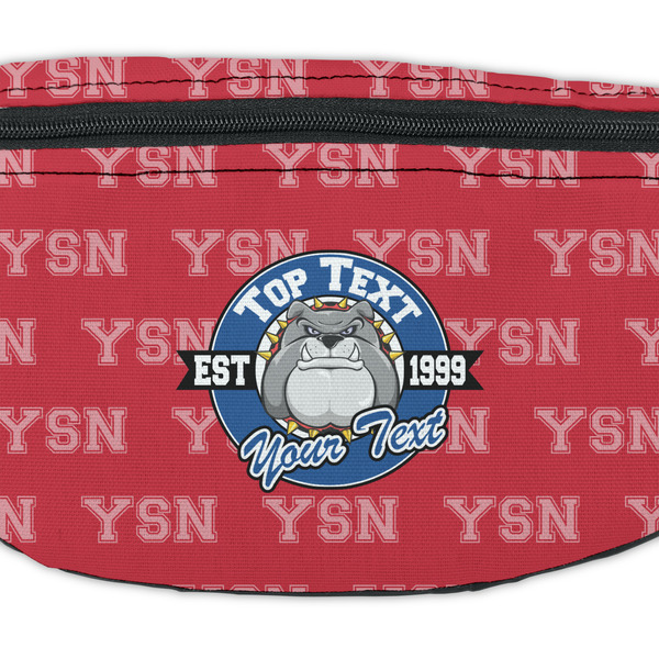 School Mascot Fanny Pack - Closeup