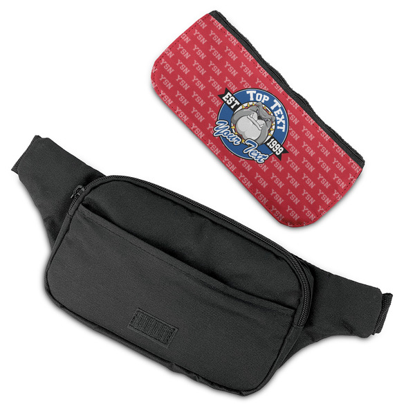School Mascot Fanny Packs - FLAT (flap off)