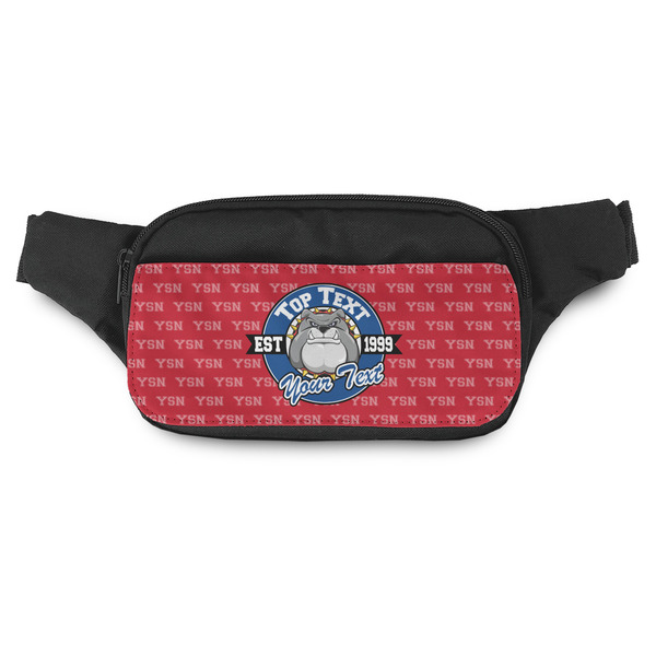 Custom School Mascot Fanny Pack - Modern Style (Personalized)