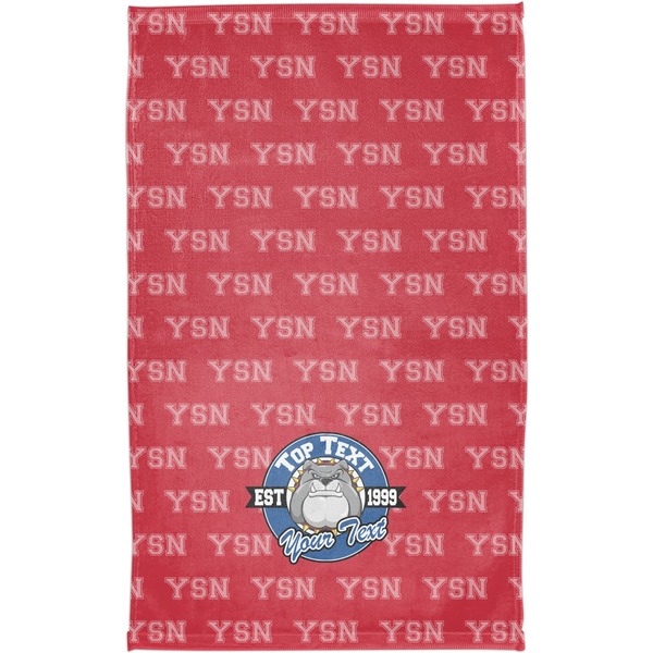 School Mascot Finger Tip Towel - Full View