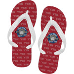 School Mascot Flip Flops - Small (Personalized)