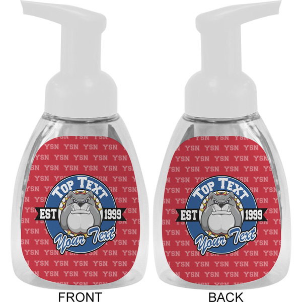 School Mascot Foam Soap Bottle Approval - White