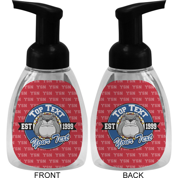 School Mascot Foam Soap Bottle (Front & Back)