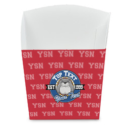 School Mascot French Fry Favor Boxes (Personalized)