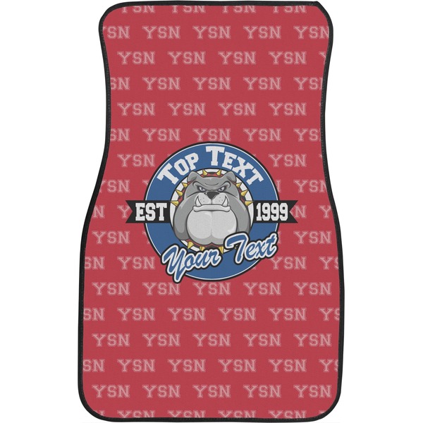 School Mascot Front Seat Car Mat