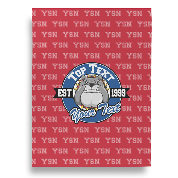 School Mascot Garden Flags - Large - Double Sided - FRONT