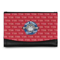 School Mascot Genuine Leather Women's Wallet - Small (Personalized)