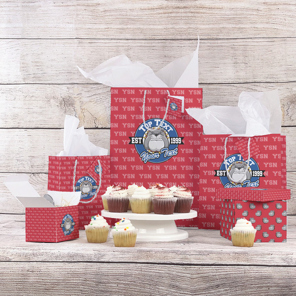 School Mascot Gift Bags - In Context