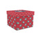 School Mascot Gift Boxes with Lid - Canvas Wrapped - Small - Front/Main